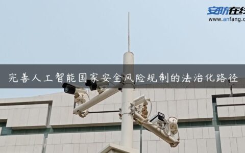 完善人工智能国家安全风险规制的法治化路径