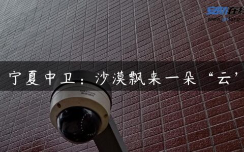 宁夏中卫：沙漠飘来一朵“云”