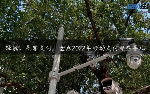轻触、刷掌支付！盘点2022年移动支付那些事儿