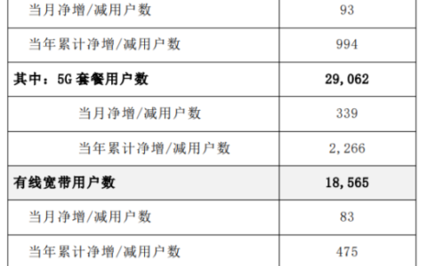 三大运营商5月运营数据 5G套餐用户超12亿户