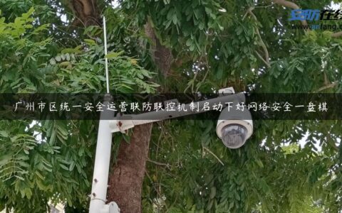 广州市区统一安全运营联防联控机制启动下好网络安全一盘棋