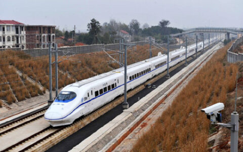 亚安室外一体化摄像机云台应用于武广高铁