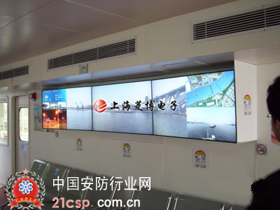 上海菱博超窄边液晶拼接应用于世博游轮