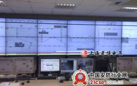 菱博电子46寸窄边液晶拼接大屏应用于香港轻轨控制中心