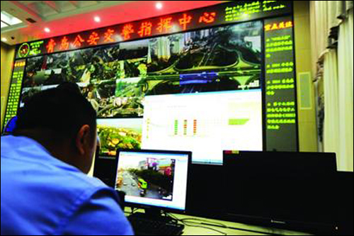 智能交通运用得当 国庆后青岛早高峰无拥堵现象