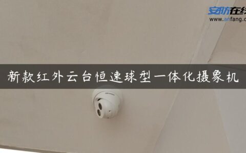 新款红外云台恒速球型一体化摄象机