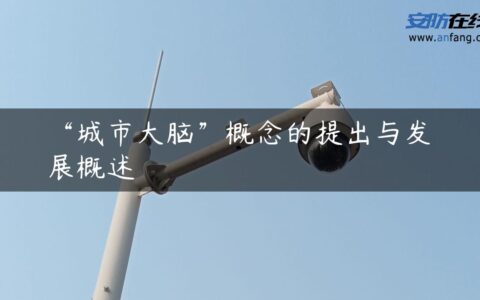 “城市大脑”概念的提出与发展概述