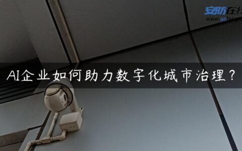 AI企业如何助力数字化城市治理？