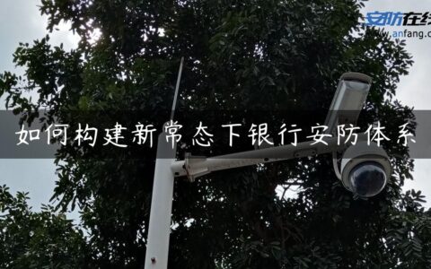如何构建新常态下银行安防体系