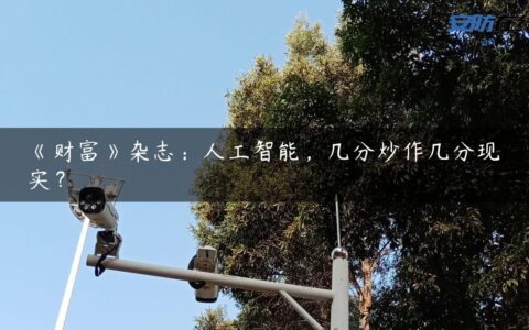 《财富》杂志：人工智能，几分炒作几分现实？