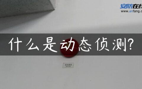 什么是动态侦测?