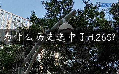 为什么历史选中了H.265?