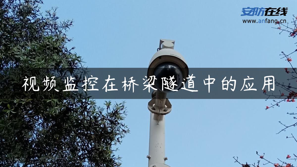 视频监控在桥梁隧道中的应用