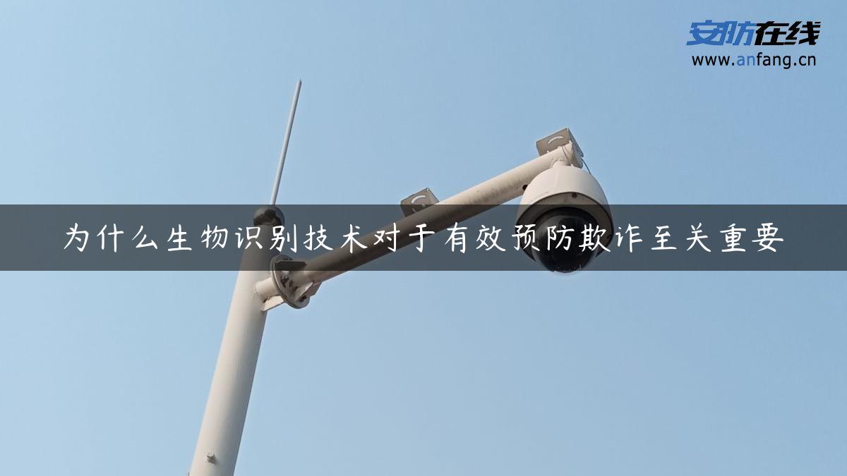 为什么生物识别技术对于有效预防欺诈至关重要 为什么生物识别技术对于有效预防欺诈至关重要