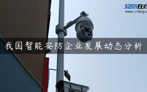 我国智能安防企业发展动态分析