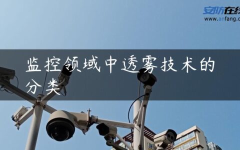 监控领域中透雾技术的分类