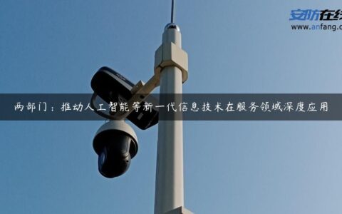 两部门：推动人工智能等新一代信息技术在服务领域深度应用