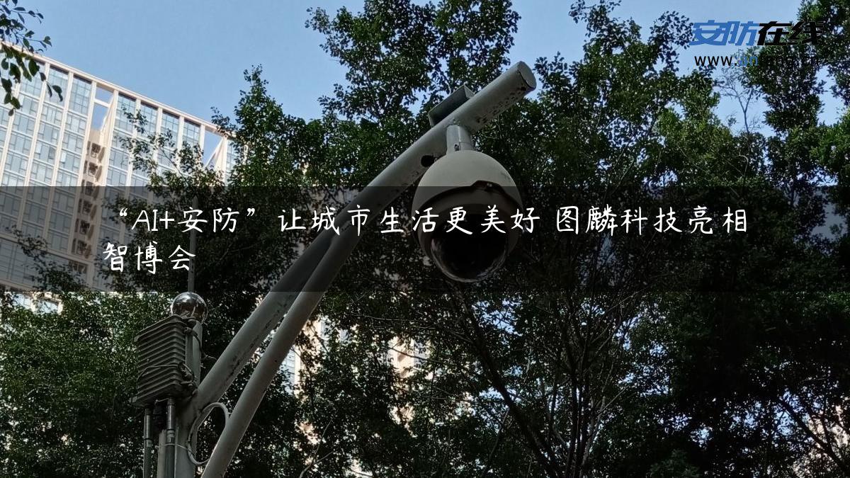 “AI+安防”让城市生活更美好 图麟科技亮相智博会