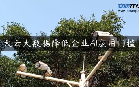 天云大数据降低企业AI应用门槛