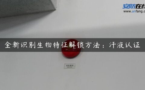 全新识别生物特征解锁方法：汗液认证