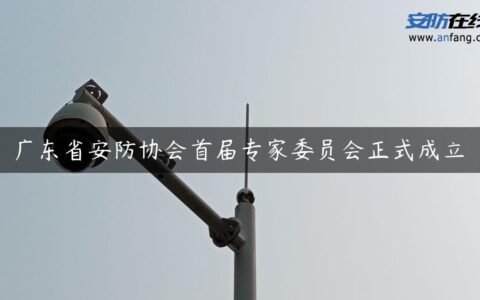 广东省安防协会首届专家委员会正式成立