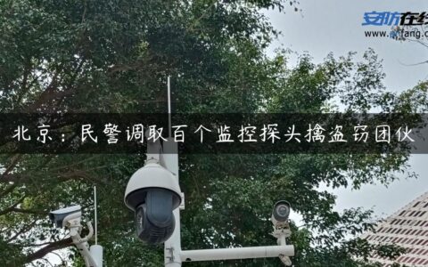 北京：民警调取百个监控探头擒盗窃团伙