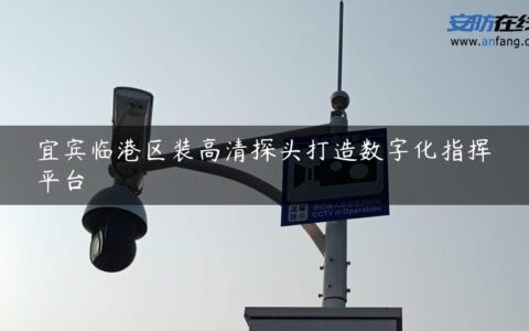 宜宾临港区装高清探头打造数字化指挥平台