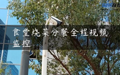 食堂烧菜分餐全程视频监控