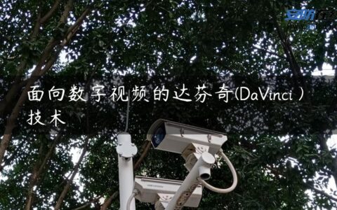 面向数字视频的达芬奇(DaVinci™) 技术