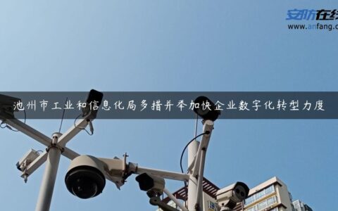 池州市工业和信息化局多措并举加快企业数字化转型力度