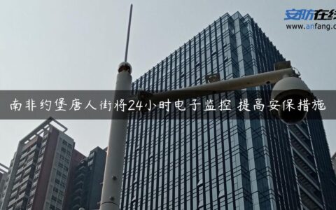 南非约堡唐人街将24小时电子监控 提高安保措施