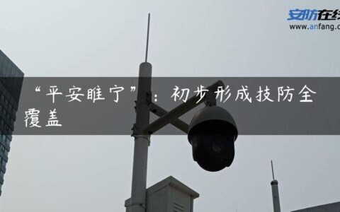 “平安睢宁”：初步形成技防全覆盖