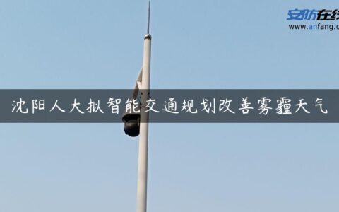 沈阳人大拟智能交通规划改善雾霾天气