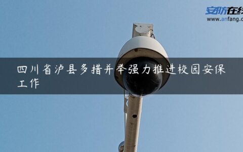 四川省泸县多措并举强力推进校园安保工作