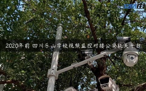 2020年前 四川乐山学校视频监控对接公安机关平台