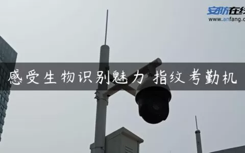 感受生物识别魅力 指纹考勤机