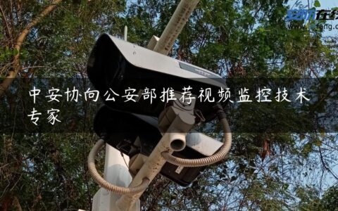 中安协向公安部推荐视频监控技术专家