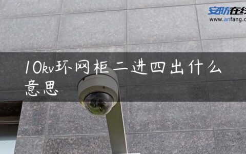10kv环网柜二进四出什么意思
