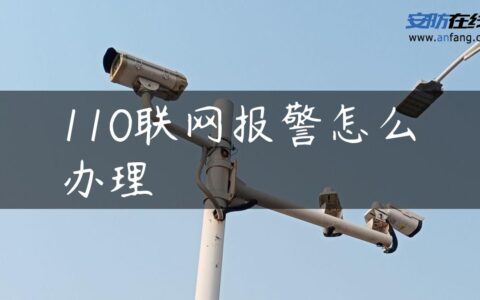 110联网报警怎么办理