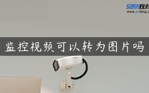 监控视频可以转为图片吗