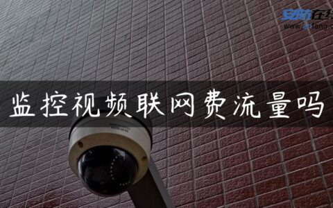 监控视频联网费流量吗