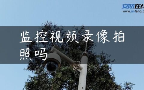监控视频录像拍照吗