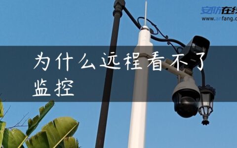 为什么远程看不了监控