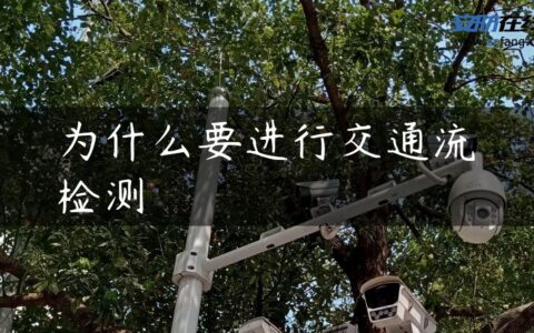 为什么要进行交通流检测
