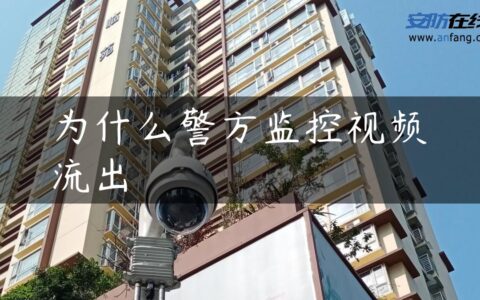 为什么警方监控视频流出