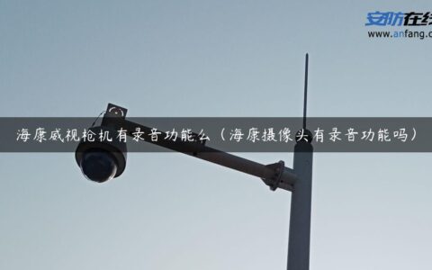 海康威视枪机有录音功能么（海康摄像头有录音功能吗）