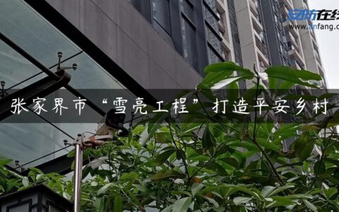 张家界市“雪亮工程”打造平安乡村