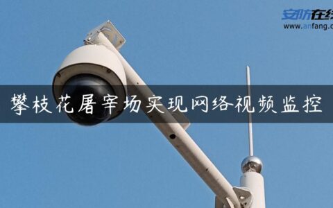 攀枝花屠宰场实现网络视频监控