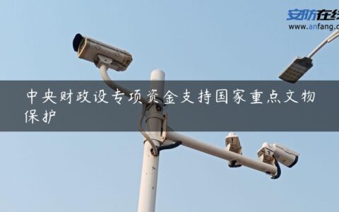 中央财政设专项资金支持国家重点文物保护