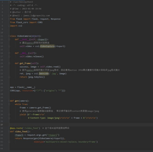 仪表板对接海康威视摄像头实时监控方案